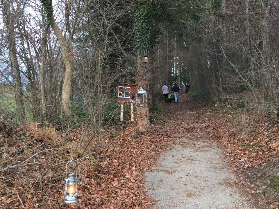 Weg zur Krippe