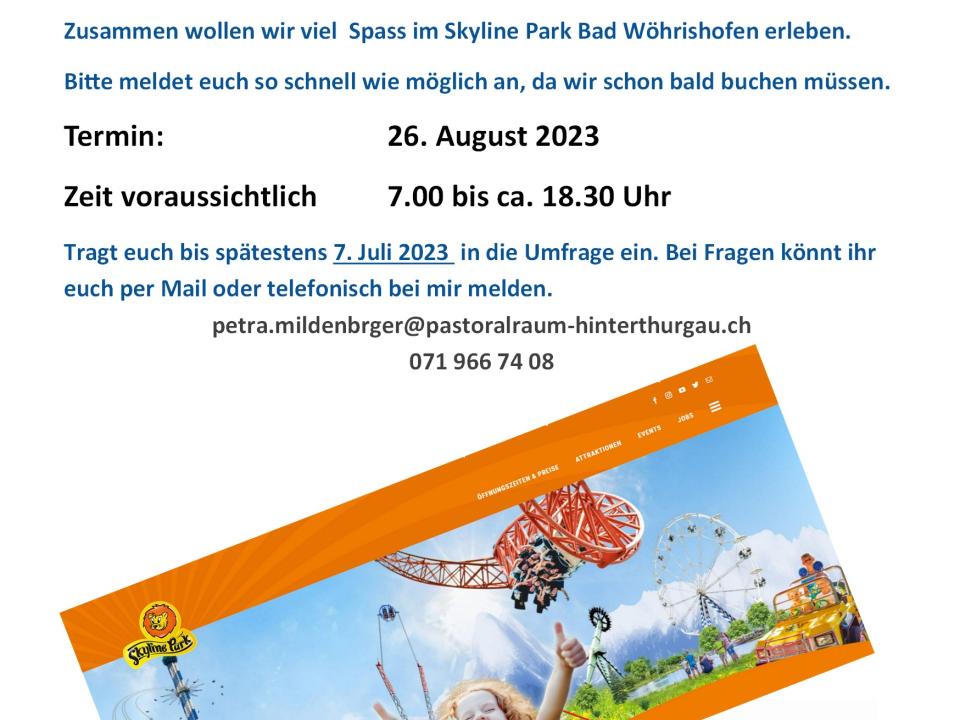 Mini Ausflug PRHTG