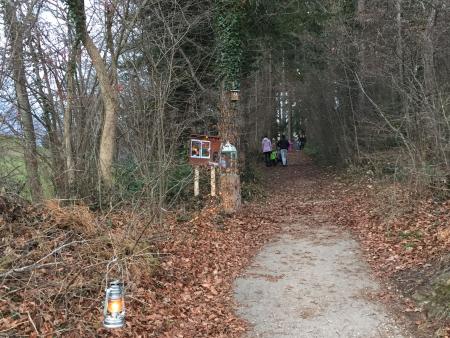 Weg zur Krippe