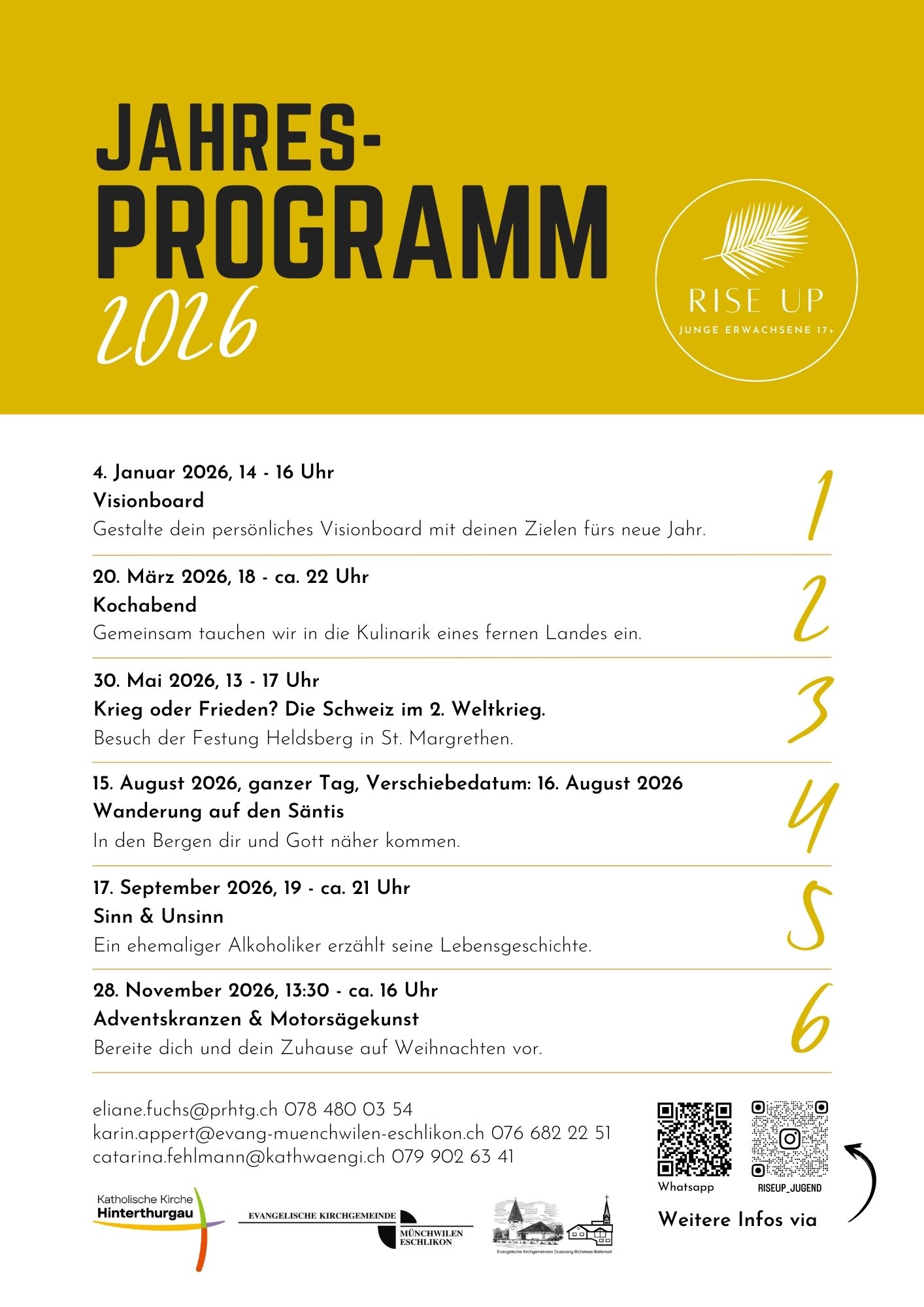 Jahresprogramm 2026