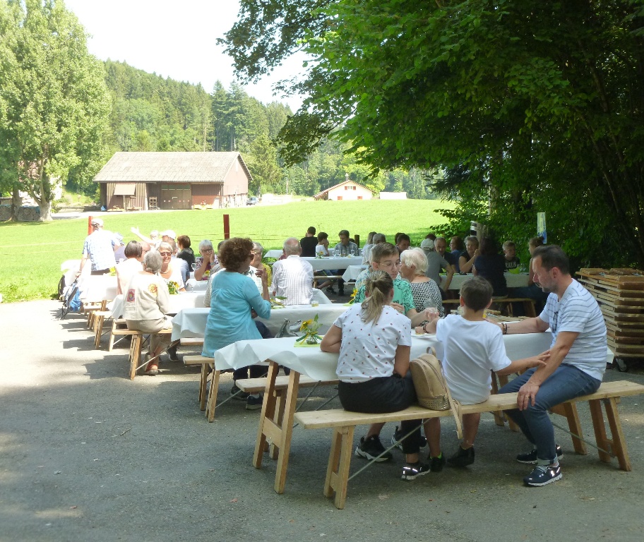 Grillfest auf dem Roset beim Jublaturm Pastoralraum Tag 2020