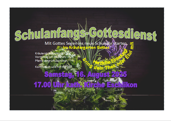 Schuleröffnung 2025